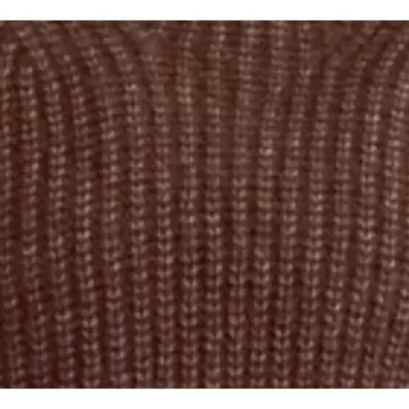Mate the label Women Chunky Alpaca Turtleneck Sweater M/L Brown Organic Peru NEW - Picture 9 of 11